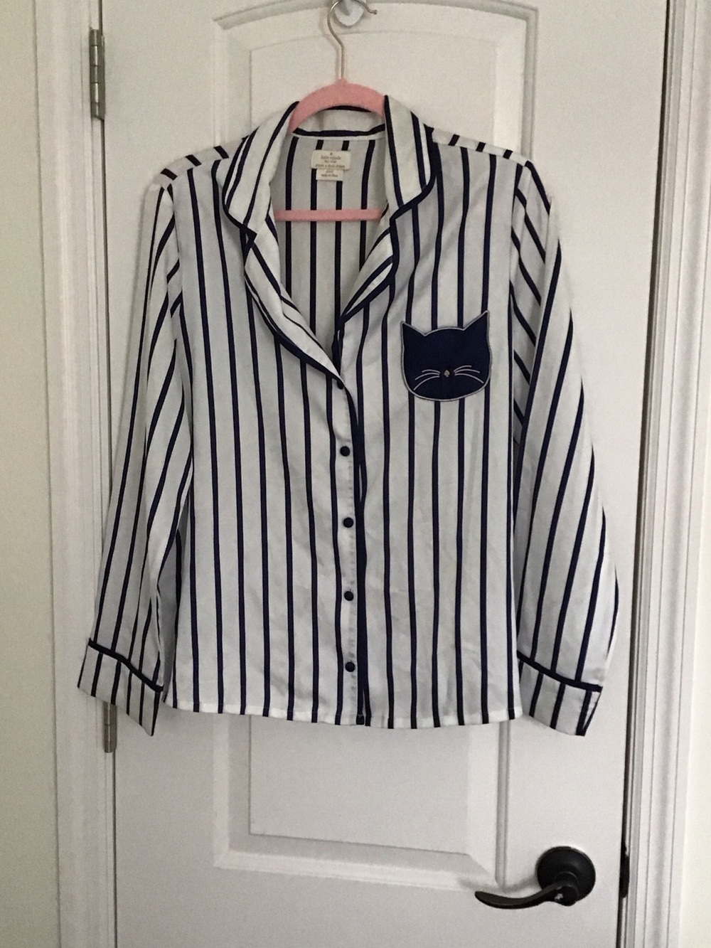 Kate spade cat pajama top Dream a little dream